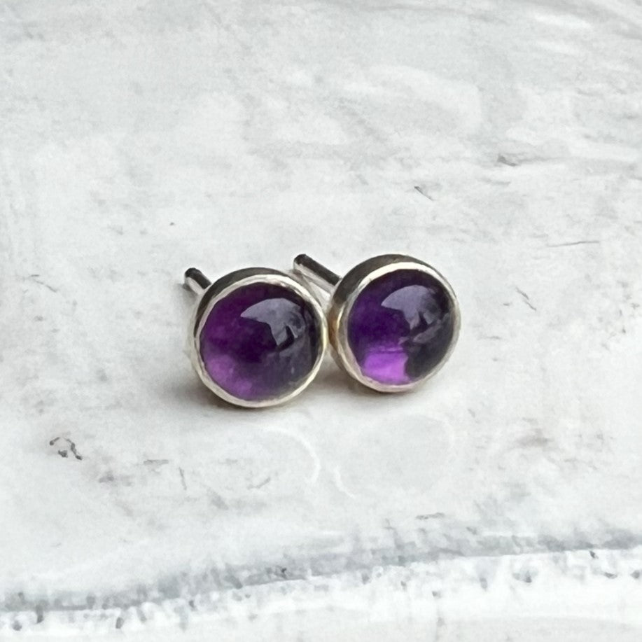 Amethyst Birthstone Earrings