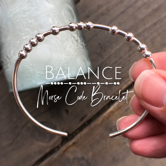 Bracelet BALANCE Code Morse