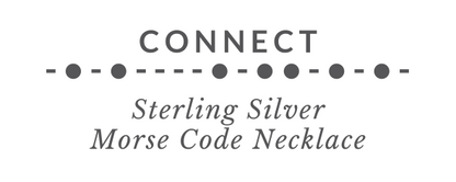 CONNECT Morse Code Necklace