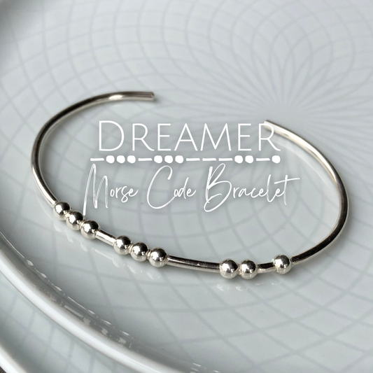 Bracelet code Morse DREAMER