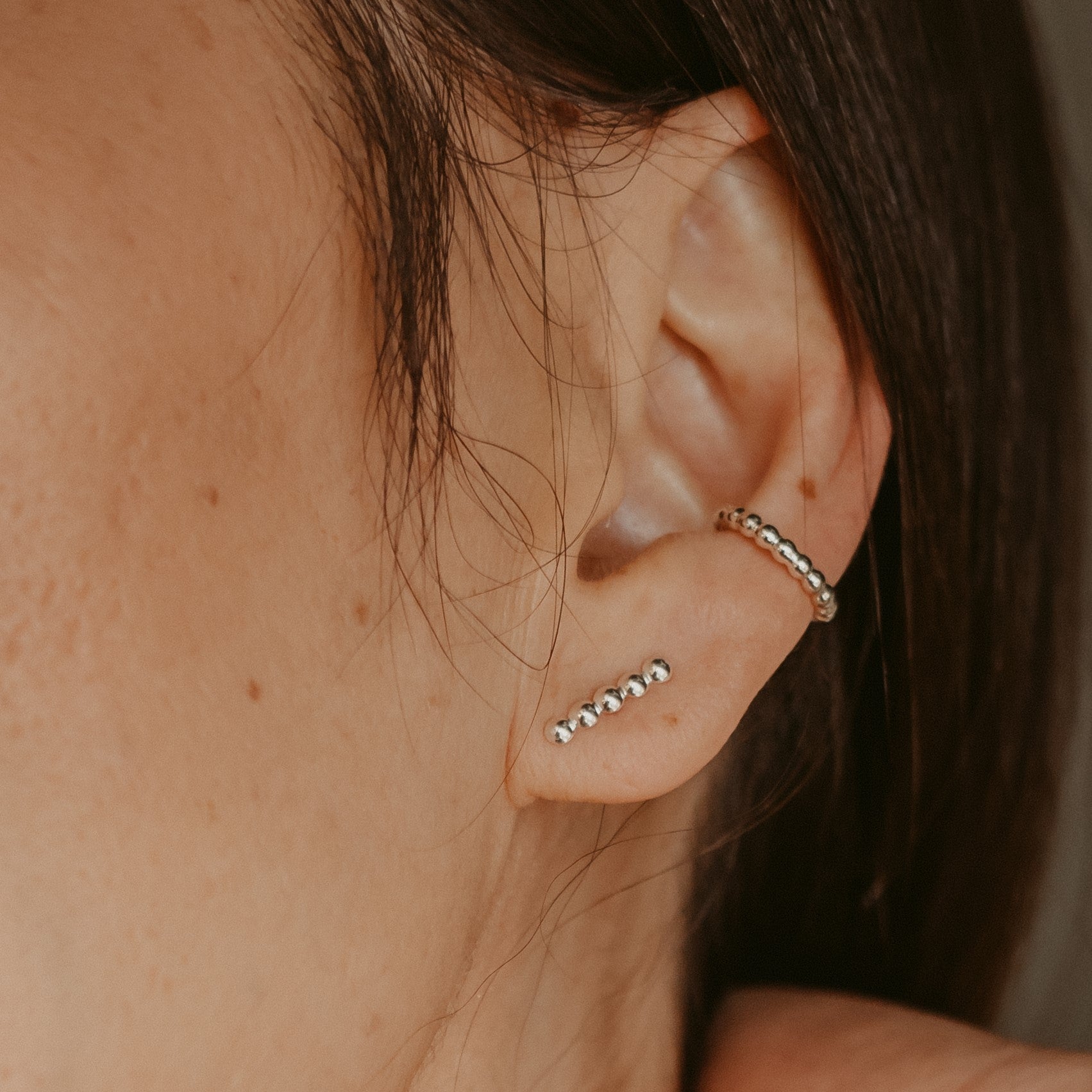 Silver Ear Cuff - Three Different Style Options to Choose From