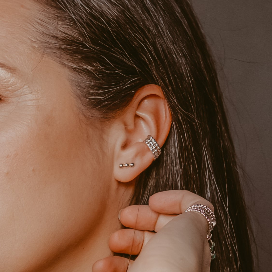 Silver Ear Cuff - Three Different Style Options to Choose From